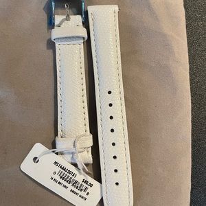 Michele watch leather band.  Brand new.